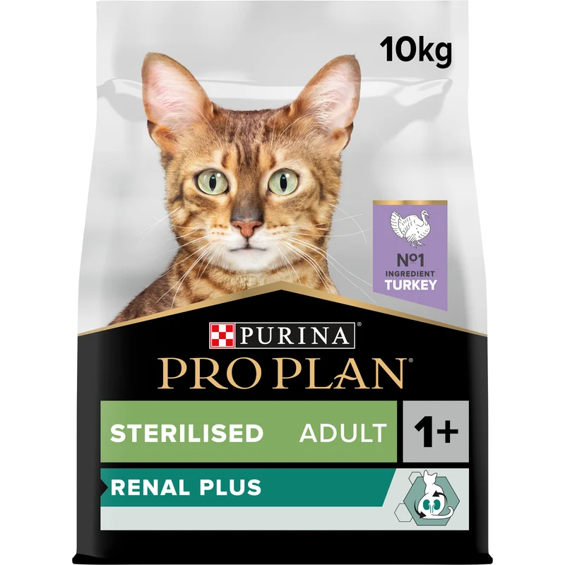 PURINA Pro Plan Sterilised Optirenal Adult Dry Cat Food With Turkey