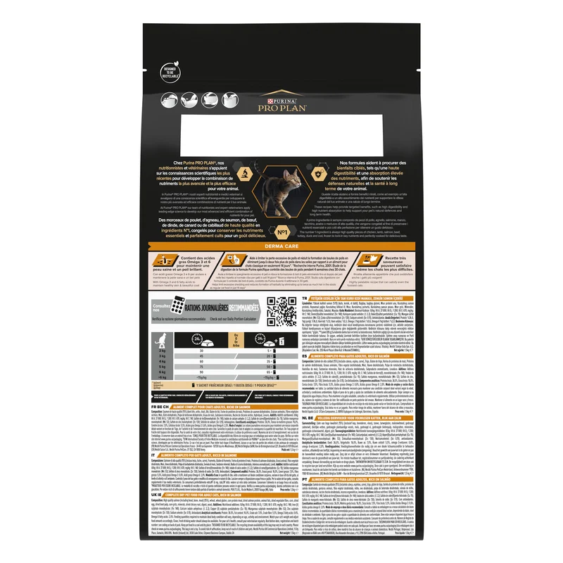 PURINA Pro Plan Derma Care Adult Dry Cat Food With Salmon