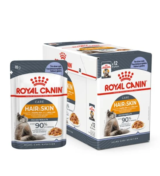 Royal Canin Hair & Skin In Jelly Adult Wet Cat Food