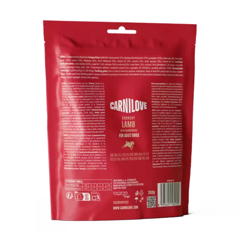 Carnilove Friandises Crunchy Agneau - Chien