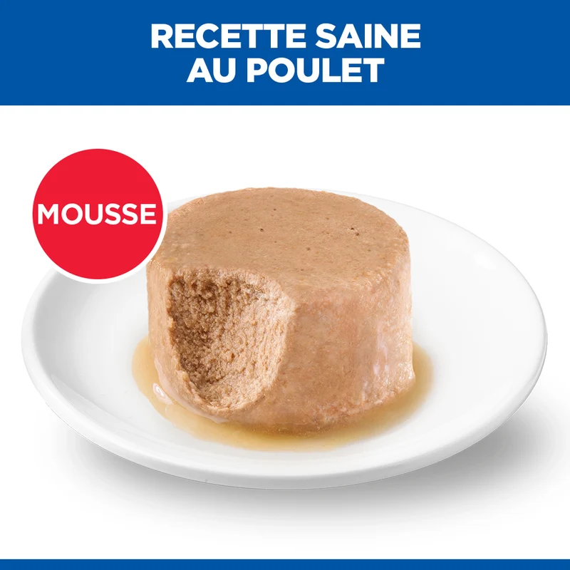 Hill's chat Mature Adult 7+ Mousse Poulet