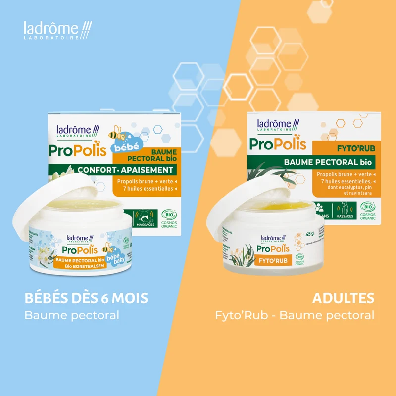 Baume pectoral Bébé Propolis bio