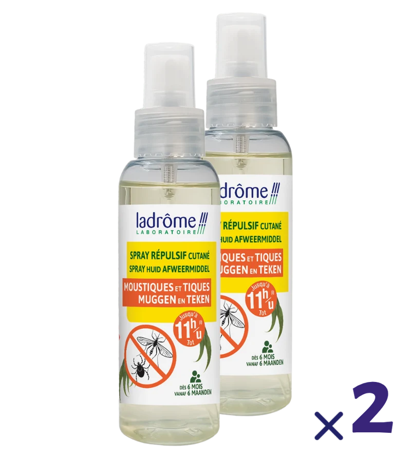 Spray répulsif moustiques et tiques