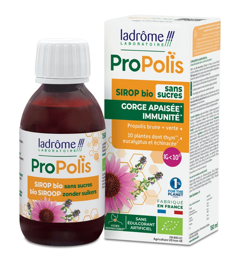 Sirop Propolis sans sucres bio