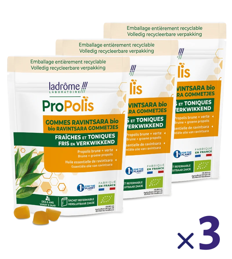 Gommes Propolis et Ravintsara bio