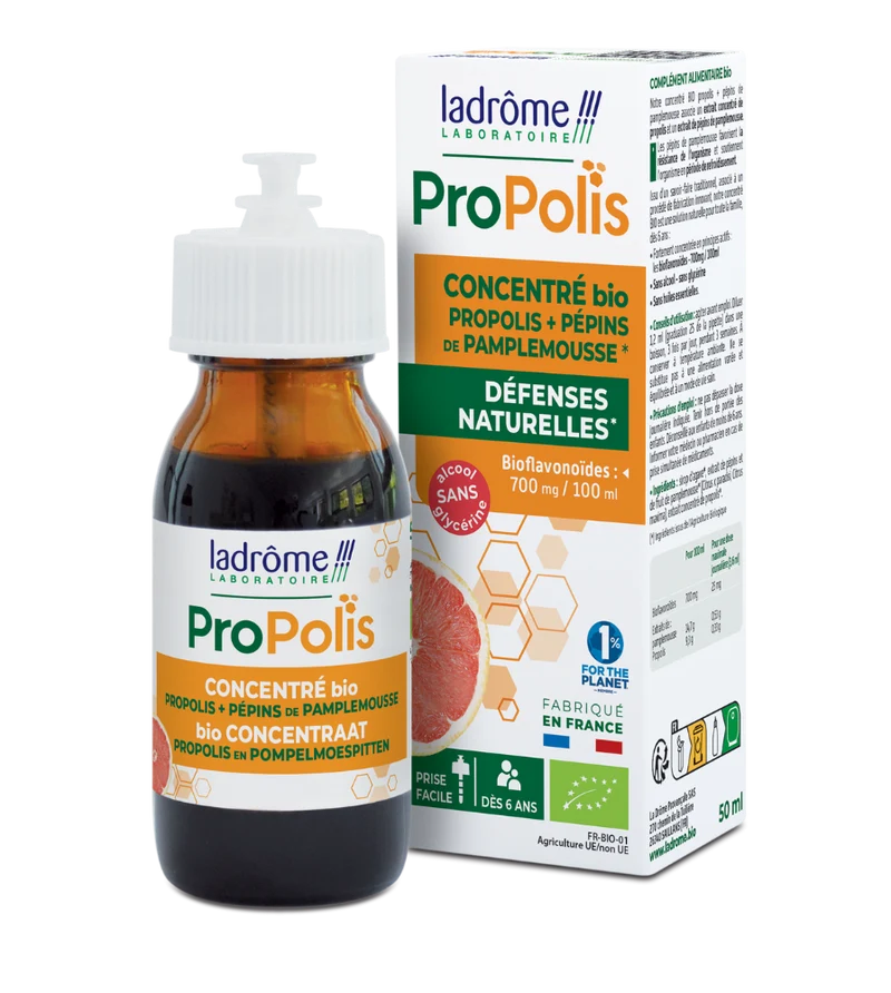 Concentré Propolis et pépins de Pamplemousse bio