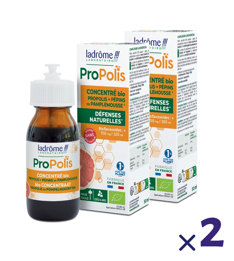 Concentré Propolis et pépins de Pamplemousse bio