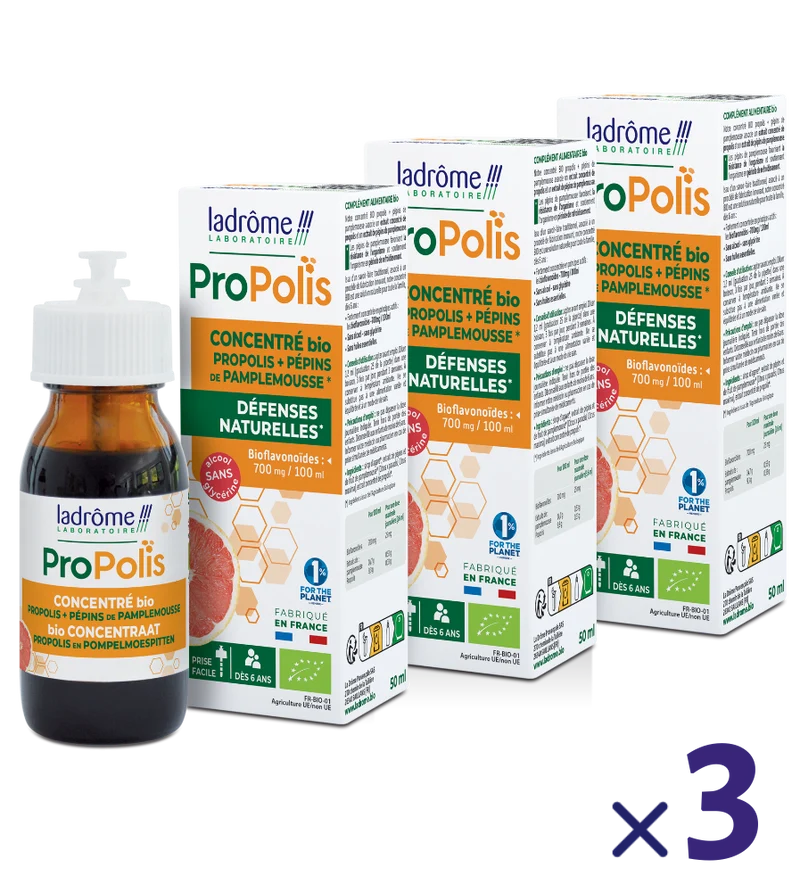 Concentré Propolis et pépins de Pamplemousse bio