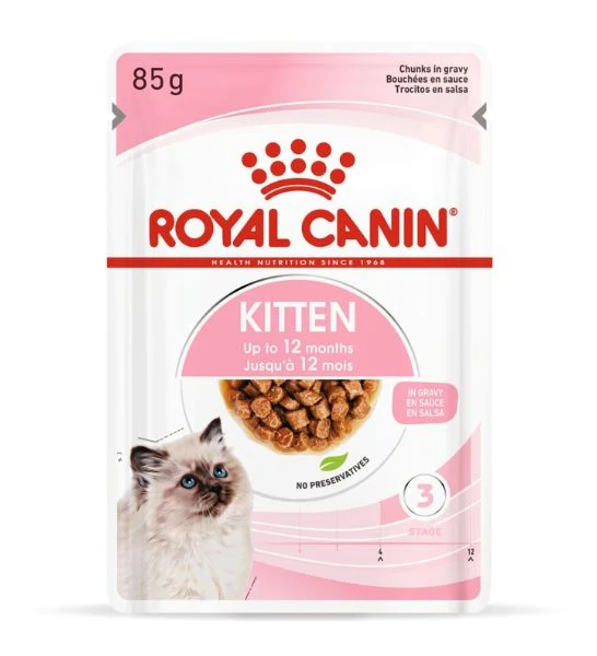 Royal Canin Kitten Instinctive In Gravy Wet Food 85G