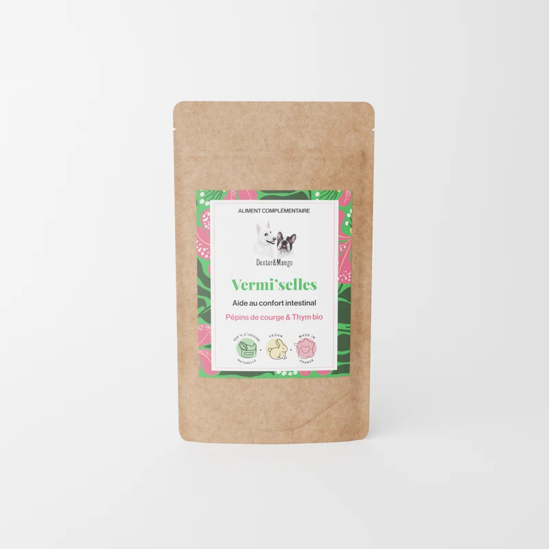 Digestion chien et chat : L’aliment complémentaire Vermi'selles