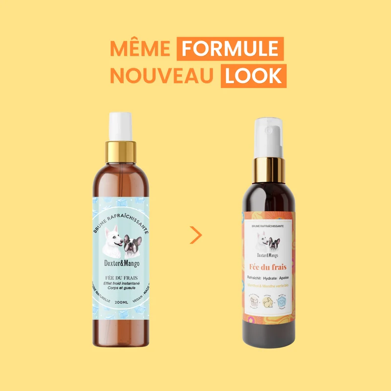 Brume pour chien rafraîchissante : Fée du frais