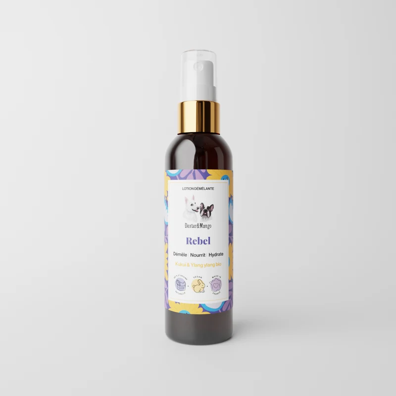 Démélant chien et chat : La lotion Rebel