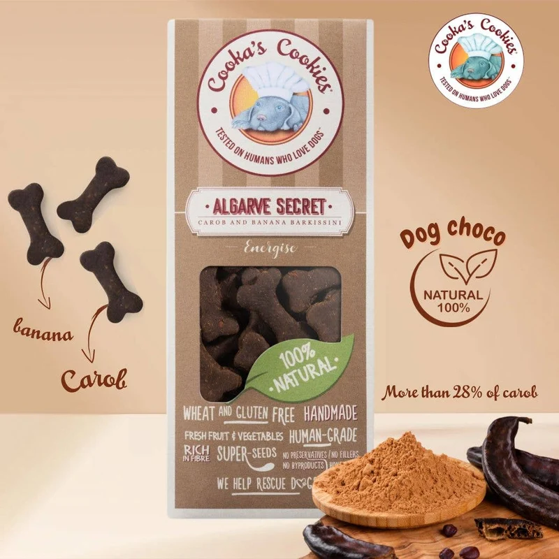 Friandises Caroube et Banane Chien | Cooka's Cookies