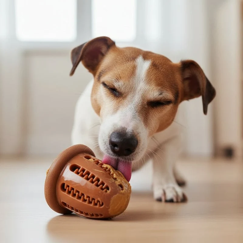 Jouet d’occupation pour chien – Distributeur de friandises Noisette