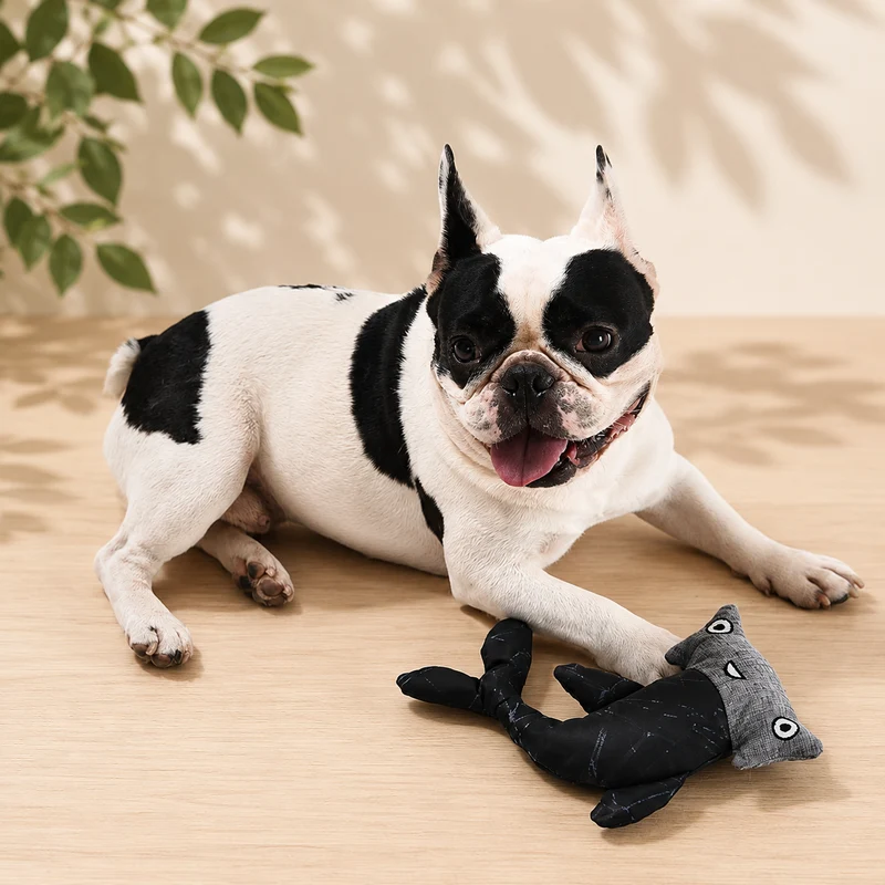 Peluche sonore écologique pour chien – Requin marteau
