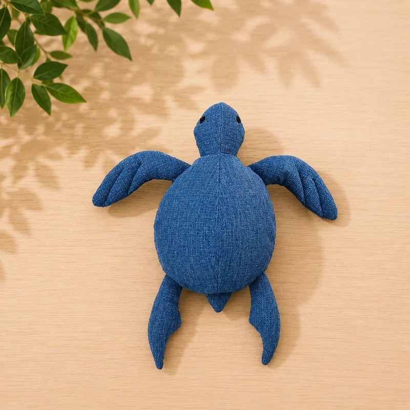 Peluche sonore écologique pour chien – Tortue