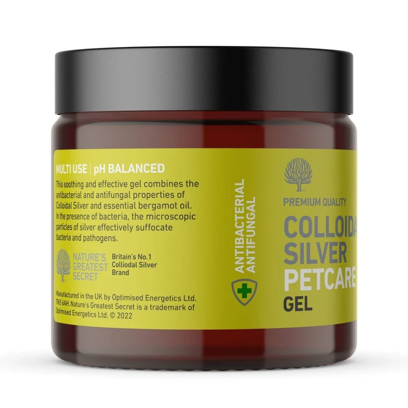 Argent colloïdal en Gel pour chien et chat - Antibactérien