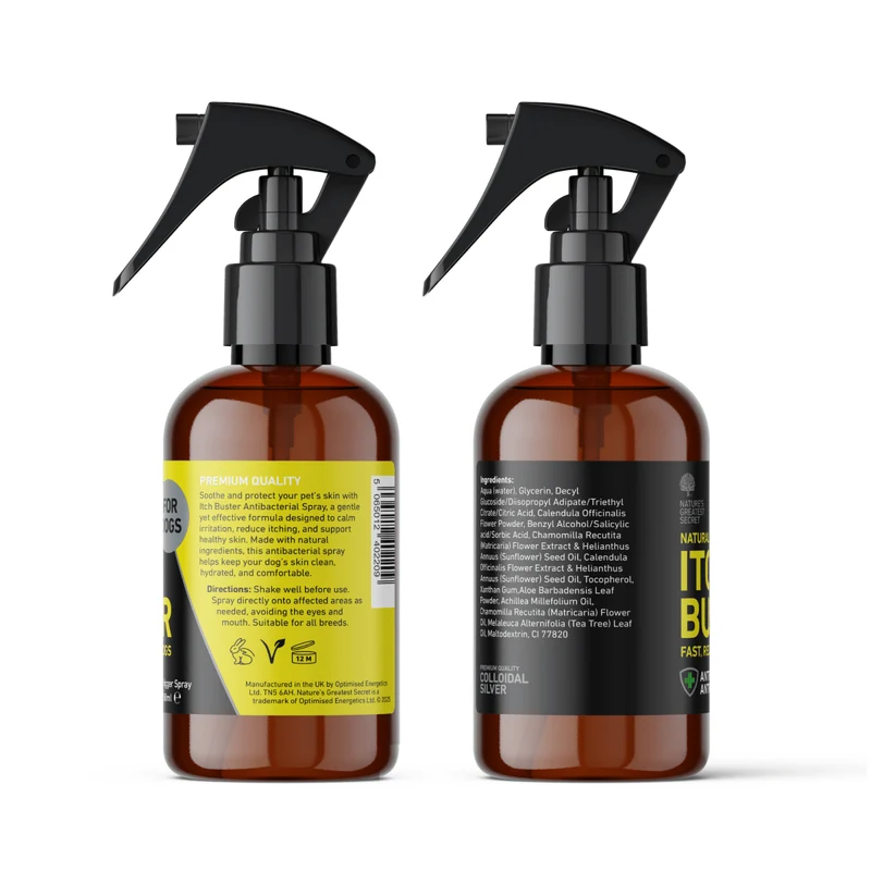 Spray Anti-Démangeaisons l’argent colloïdal pour Chiens