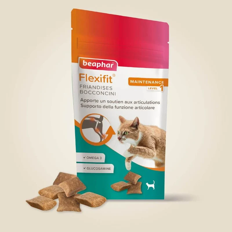 Flexifit Friandises articulations pour chat - 35g - Offert - DDM dépassée · Anti-gaspillage