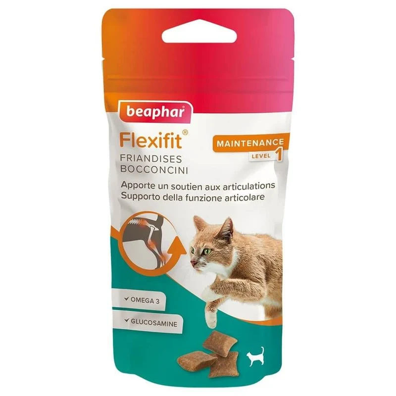 Flexifit Friandises articulations pour chat - 35g - Offert - DDM dépassée · Anti-gaspillage