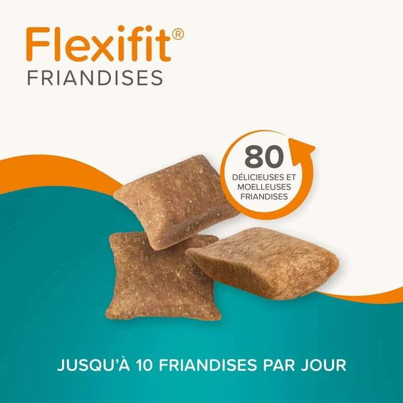 Flexifit Friandises articulations pour chat - 35g - Offert - DDM dépassée · Anti-gaspillage