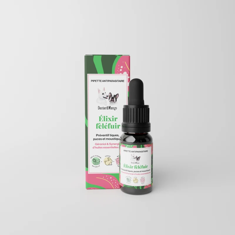 Élixir Fèléfuir : Huile répulsive pour chien