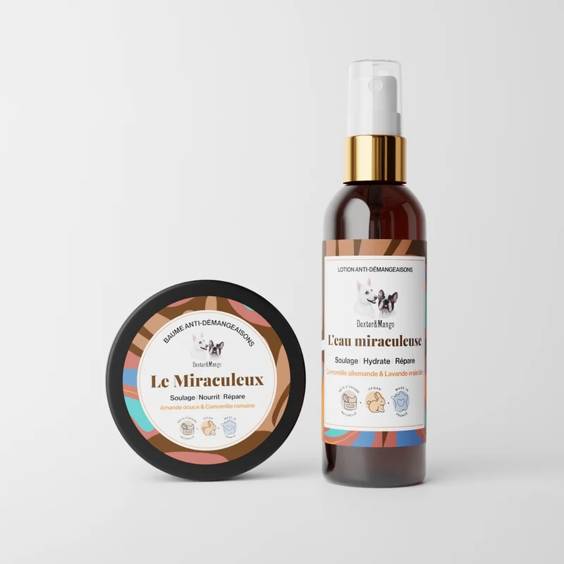 L’eau Miraculeuse et le baume Miraculeux : les soins pour chien qui font vraiment la différence