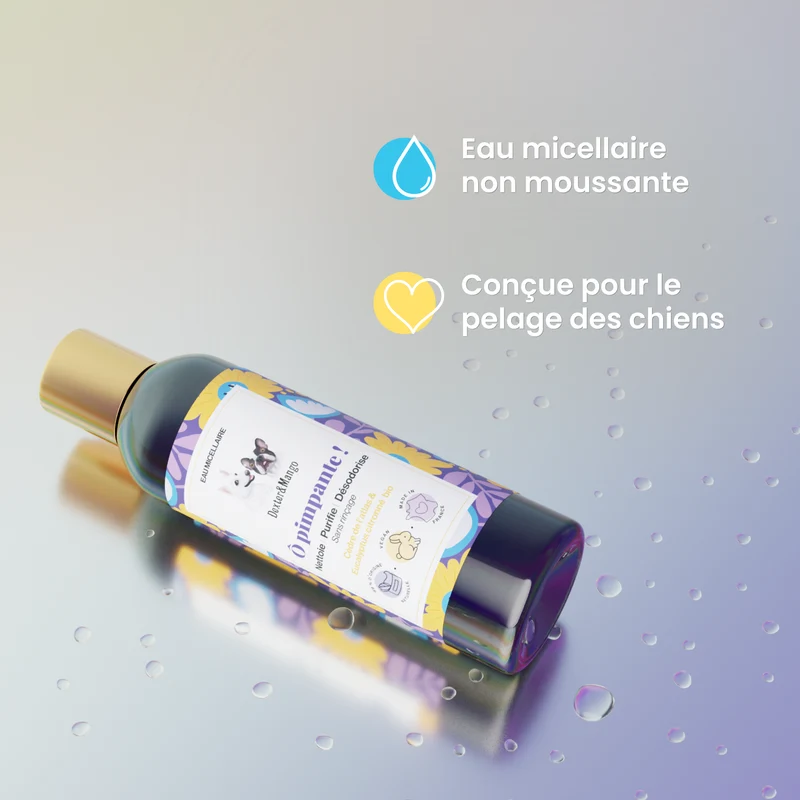 Eau micellaire pour chien nettoyante : Ô Pimpante !