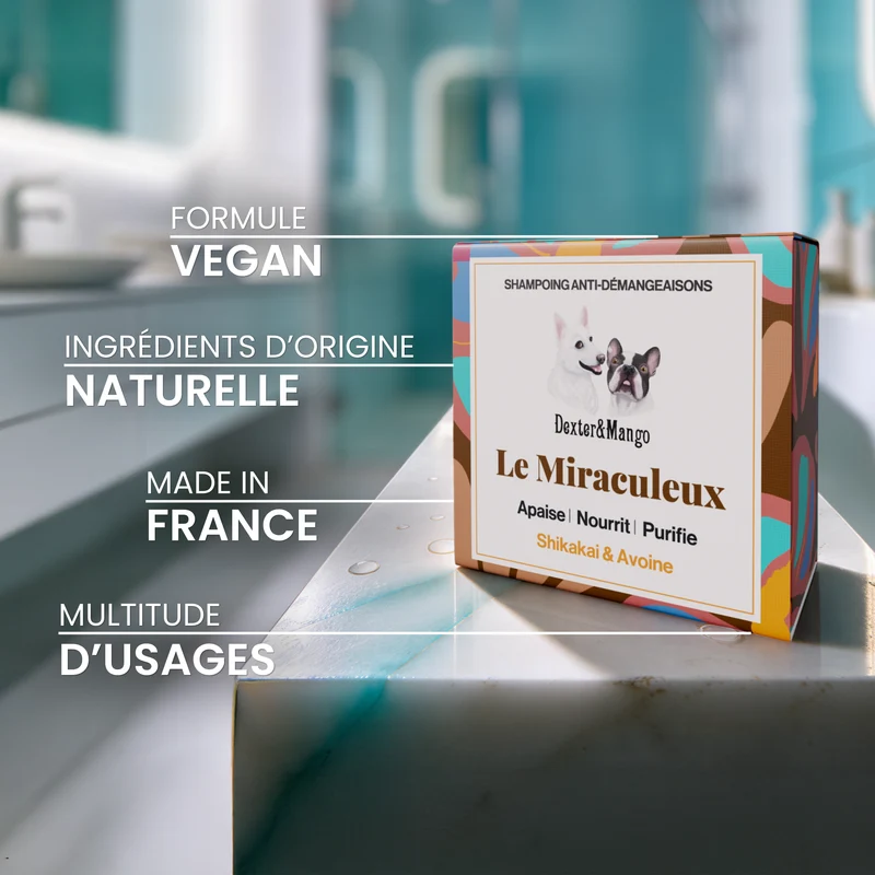 Shampoing solide Le Miraculeux : Confort des peaux sensibles
