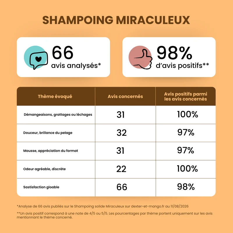 Shampoing solide Le Miraculeux : Confort des peaux sensibles