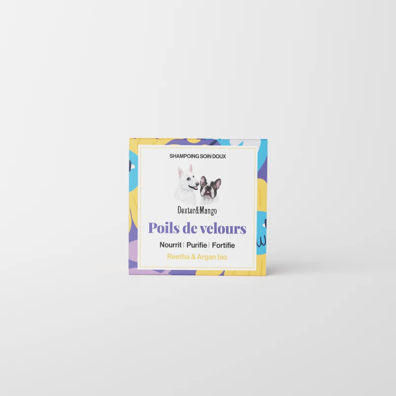 Shampoing solide universel pour chien : Poils de velours