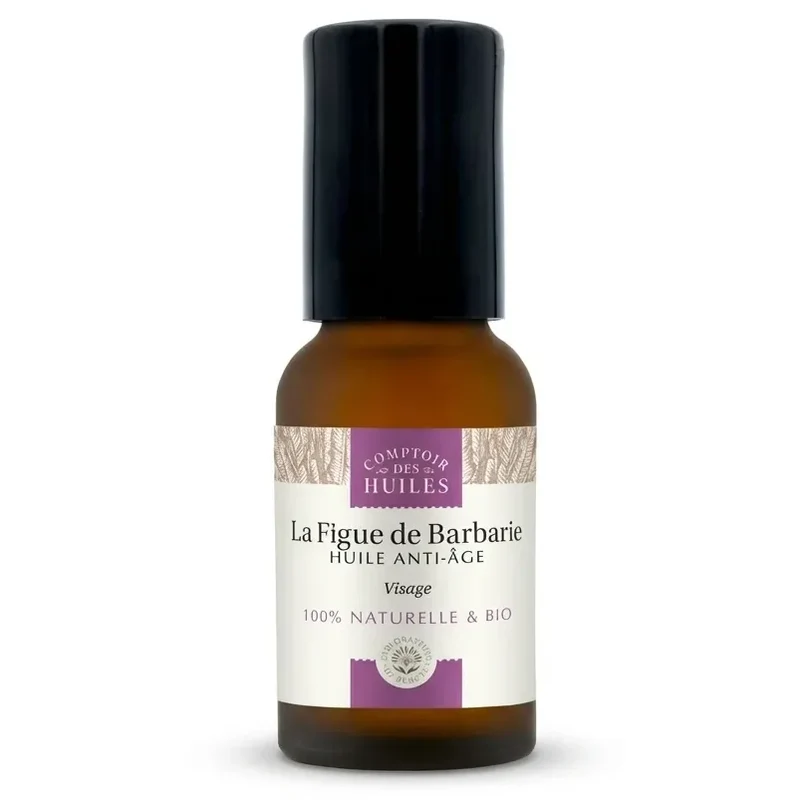 Huile de Pépins de Figue de Barbarie Bio - Anti-âge Roll-on 15ml - Comptoir des huiles