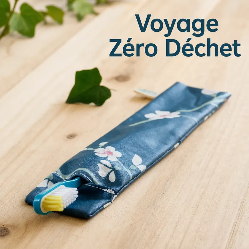 Etui Brosses à Dents - Coton Enduit - Angie Be Green