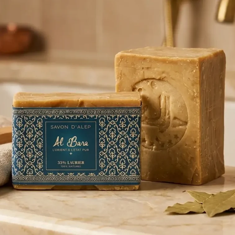 Savon d’Alep 35% Laurier – 200 g – Al Bara