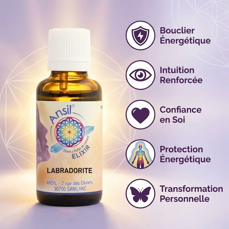 Elixir de Labradorite (cristal) - 30 ml - Ansil