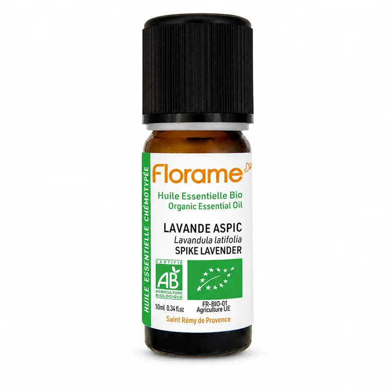 Huile essentielle de Lavande aspic bio – 10 ml – Florame