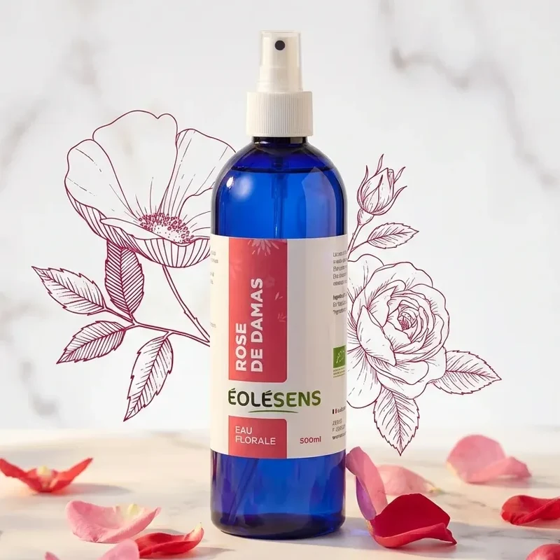 Eau florale de Rose Bio - Eolesens - 500 ml