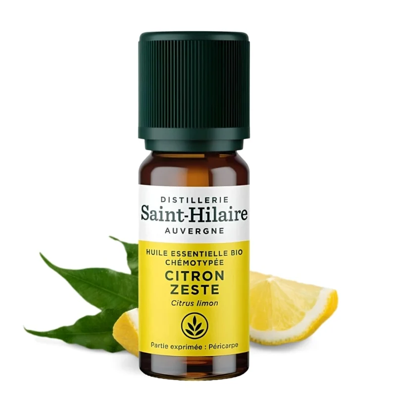 Huile Essentielle de Citron Zeste Bio - Saint Hilaire - 10 ml
