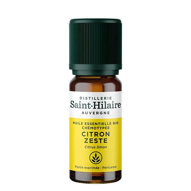 Huile Essentielle de Citron Zeste Bio - Saint Hilaire - 10 ml
