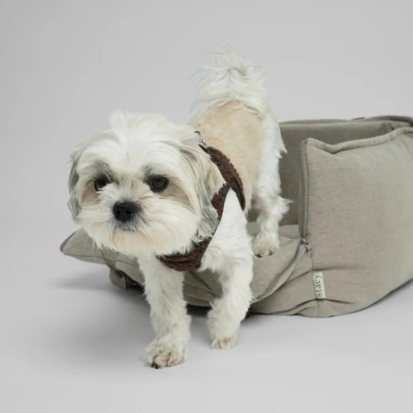 Panier de voiture pour chien 2-en-1 Fenja Dune – Staey