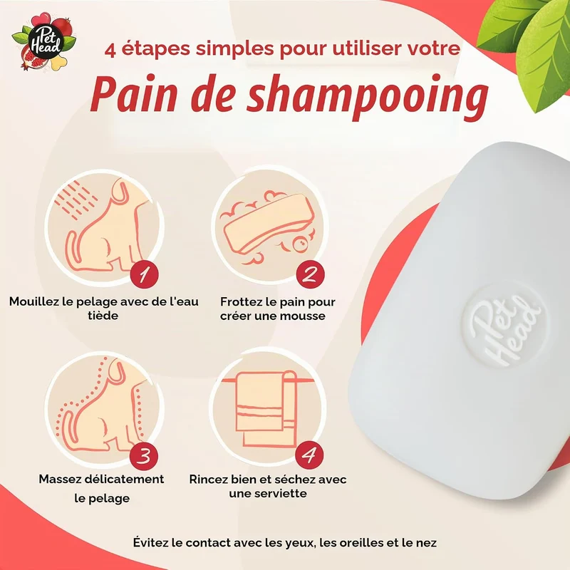 Shampoing Solide Chien Pet Head | Grenade Formule 3-en-1