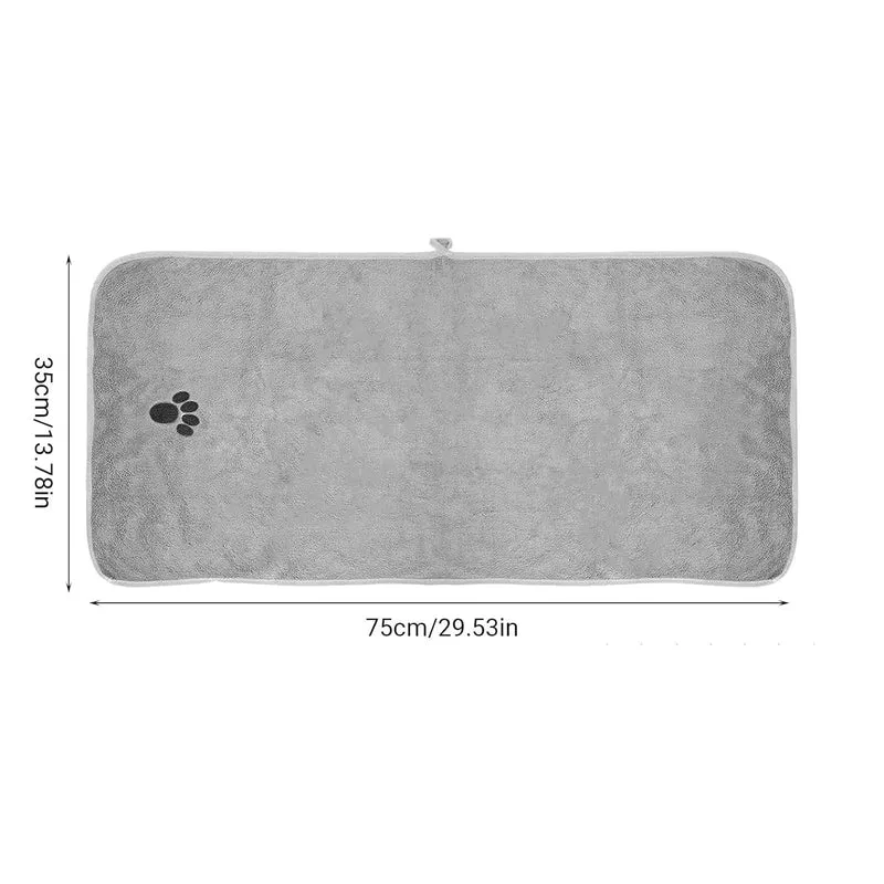 Serviette Légère en Microfibre pour Chien 75 x 35 cm