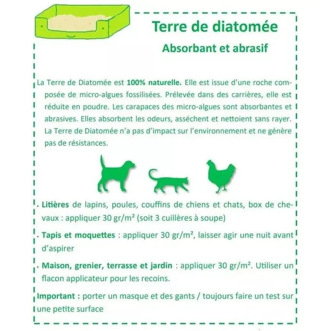 Terre de Diatomée Insecticide naturel Naturasphere pot 150g