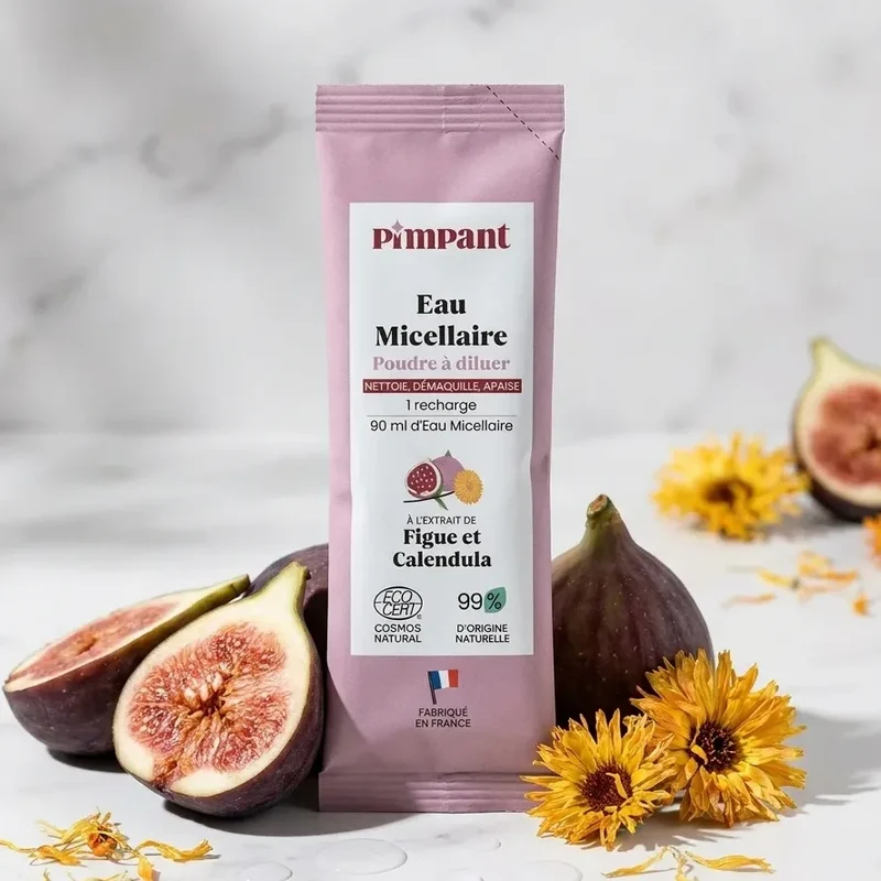 Eau micellaire (recharge) - Figue & Calendula - Pimpant