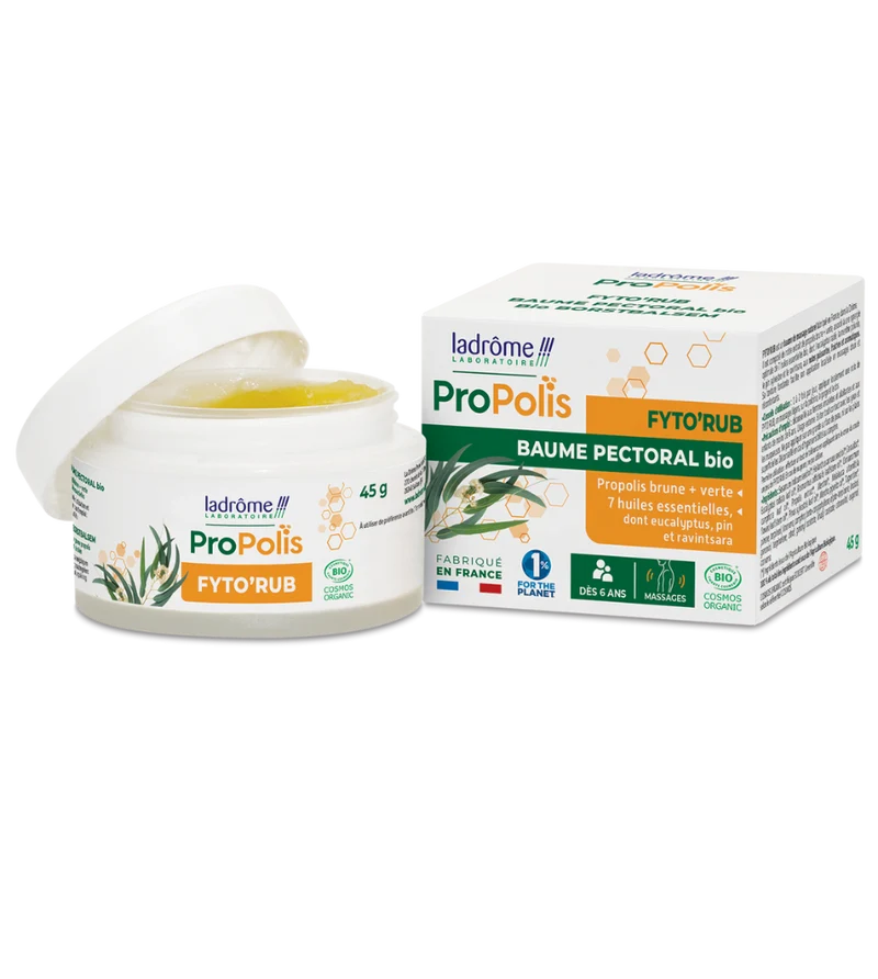 Fyto'Rub Propolis - Baume pectoral bio