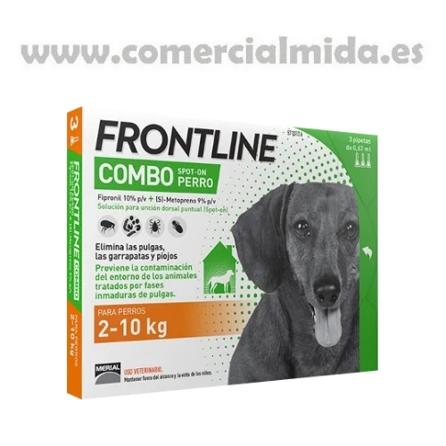 FRONTLINE COMBO, Pipettes Antiparasitaires Pour Petits Chiens (2 à 10 kg)
