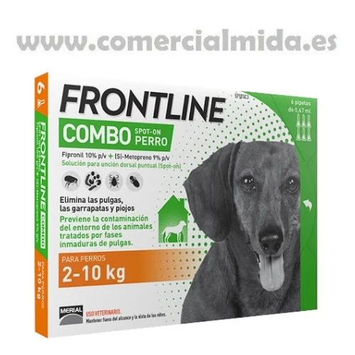 FRONTLINE COMBO, Pipettes Antiparasitaires Pour Petits Chiens (2 à 10 kg)
