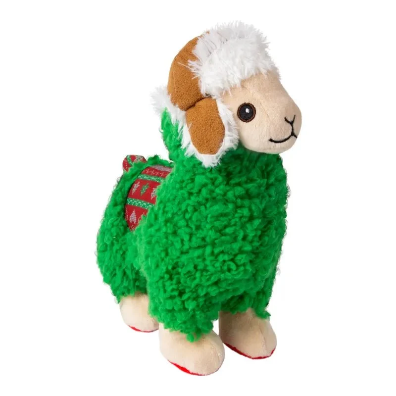 Peluche de Noël pour chien - KONG Holiday Sherpa Lama Kong