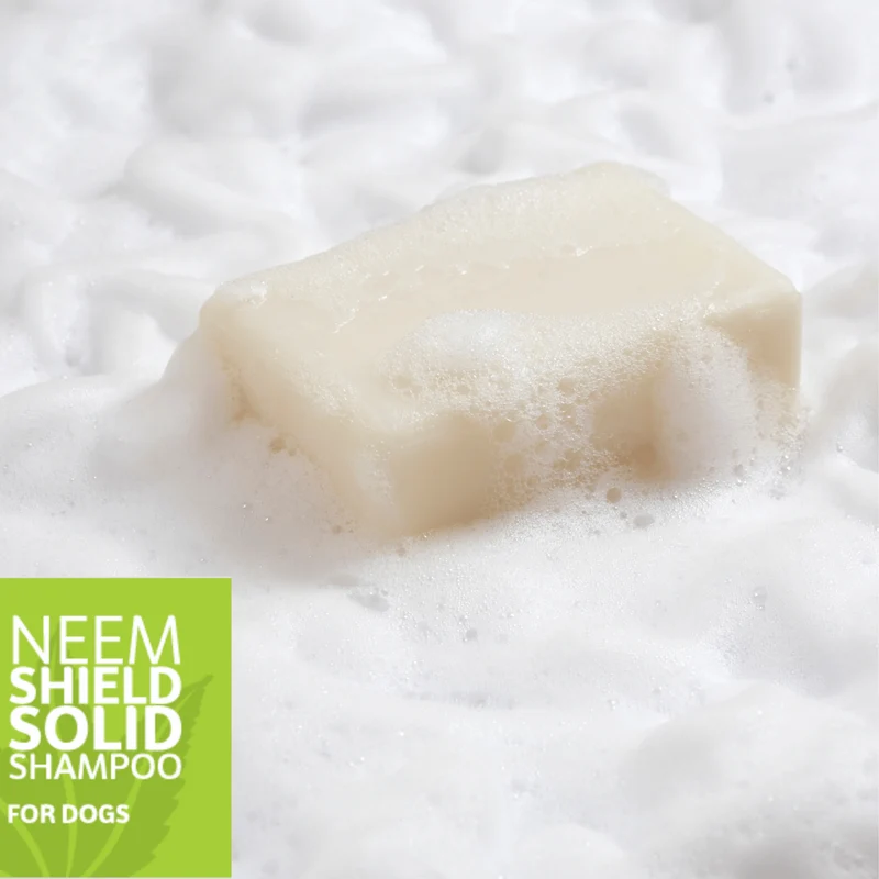 Shampoing solide au neem & coco – anti-parasitaire pour chien Neem Shield