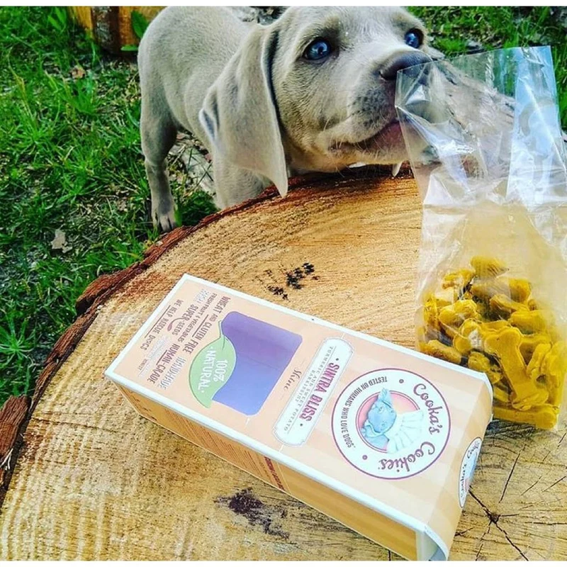 Biscuits à la patate douce et au curcuma pour chiens – Cooka’s Cookies